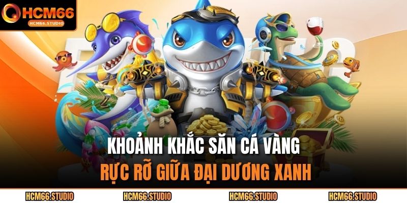 Khoảnh khắc săn cá vàng rực rỡ giữa đại dương xanh
